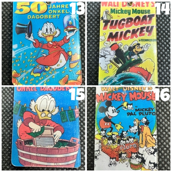 Vintage Disney Cartoon PosterKBK Acrylic Keychains - Picture 4 of 6